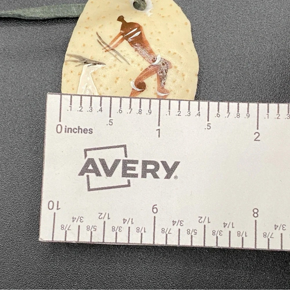 Handpainted Ostrich Egg Tribal  Necklace - South Africa - Picture 12 of 12